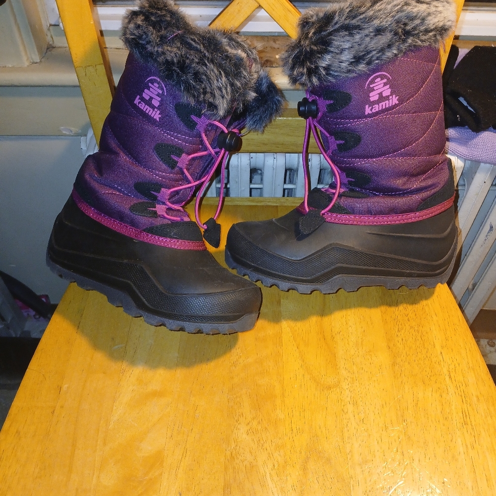 Kamik Kids' Purple Winter Boots